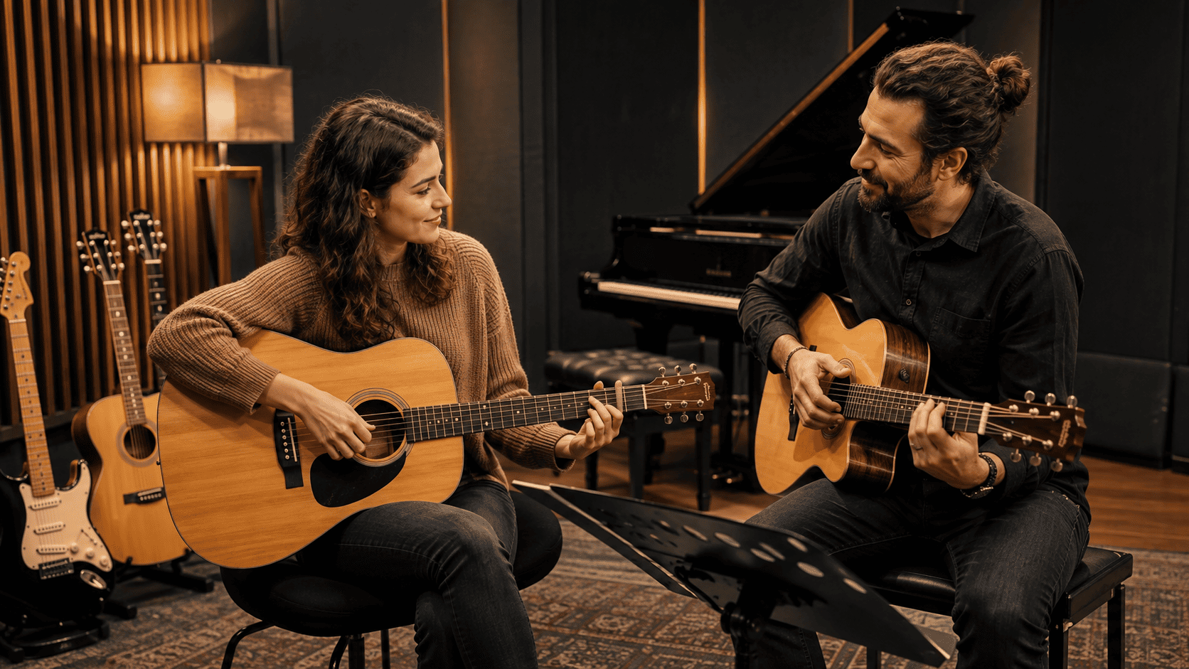 Private guitar lessons for adults at Nüans Müzik